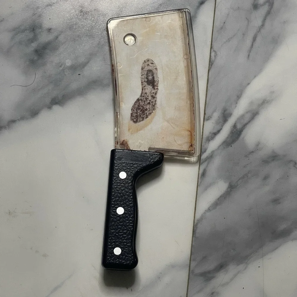 Halloween Fake Meat Cleaver 35cm Plastic Fancy Dress Costume Prop‎